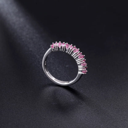 GEM'S BALLET  Wedding Rings Gemstone 585 14K 10K 18K Gold Rings for Women Stackable Ring Eternity Band Silver 925 Silver Jewelry