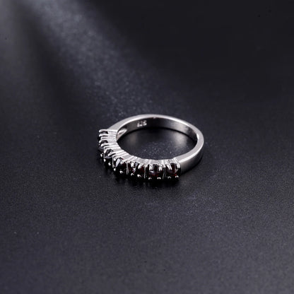 GEM'S BALLET  Wedding Rings Gemstone 585 14K 10K 18K Gold Rings for Women Stackable Ring Eternity Band Silver 925 Silver Jewelry