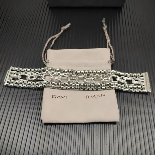 2025 New DY Bracelet Fashionable Simple Temperament Couple Bracelet Daily Wear Beaded Bracelet Men and Women Can Wear