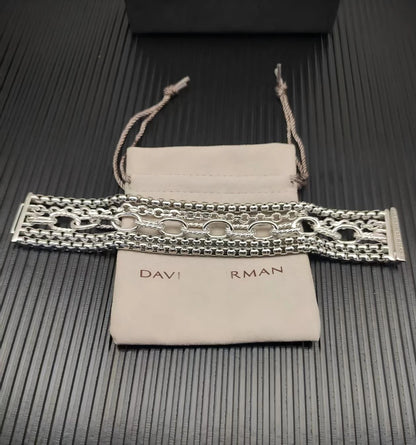 2025 New DY Bracelet Fashionable Simple Temperament Couple Bracelet Daily Wear Beaded Bracelet Men and Women Can Wear