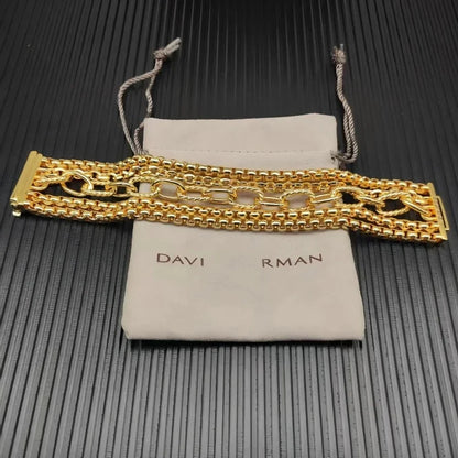 2025 New DY Bracelet Fashionable Simple Temperament Couple Bracelet Daily Wear Beaded Bracelet Men and Women Can Wear